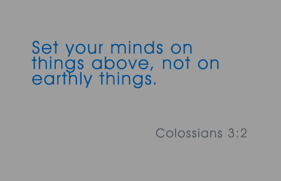 Colossians 3:2