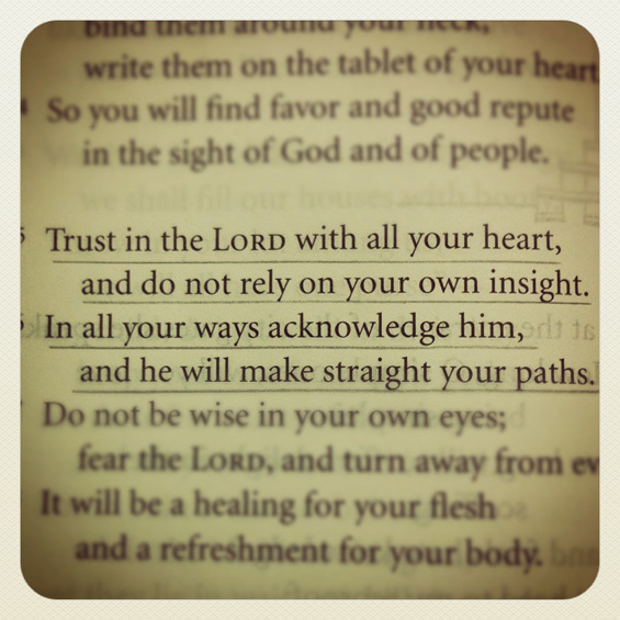 Proverbs 3:5-6