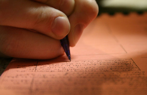 Writing New Year's Resolutions