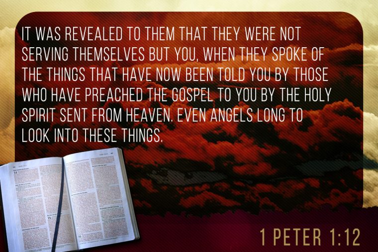 Image result for 1 peter 1:12 image