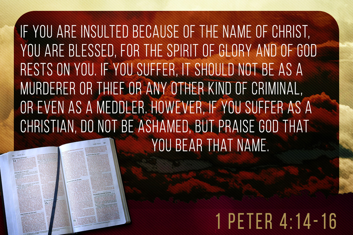 peter 4 14 16